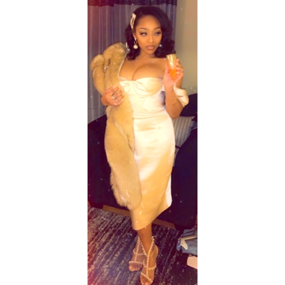 Cream/Ivory Bustier/Corset Dress